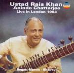 RAIS KHAN - sitar - Live i  London 1993 - Ragas Marwa & Bhairavi